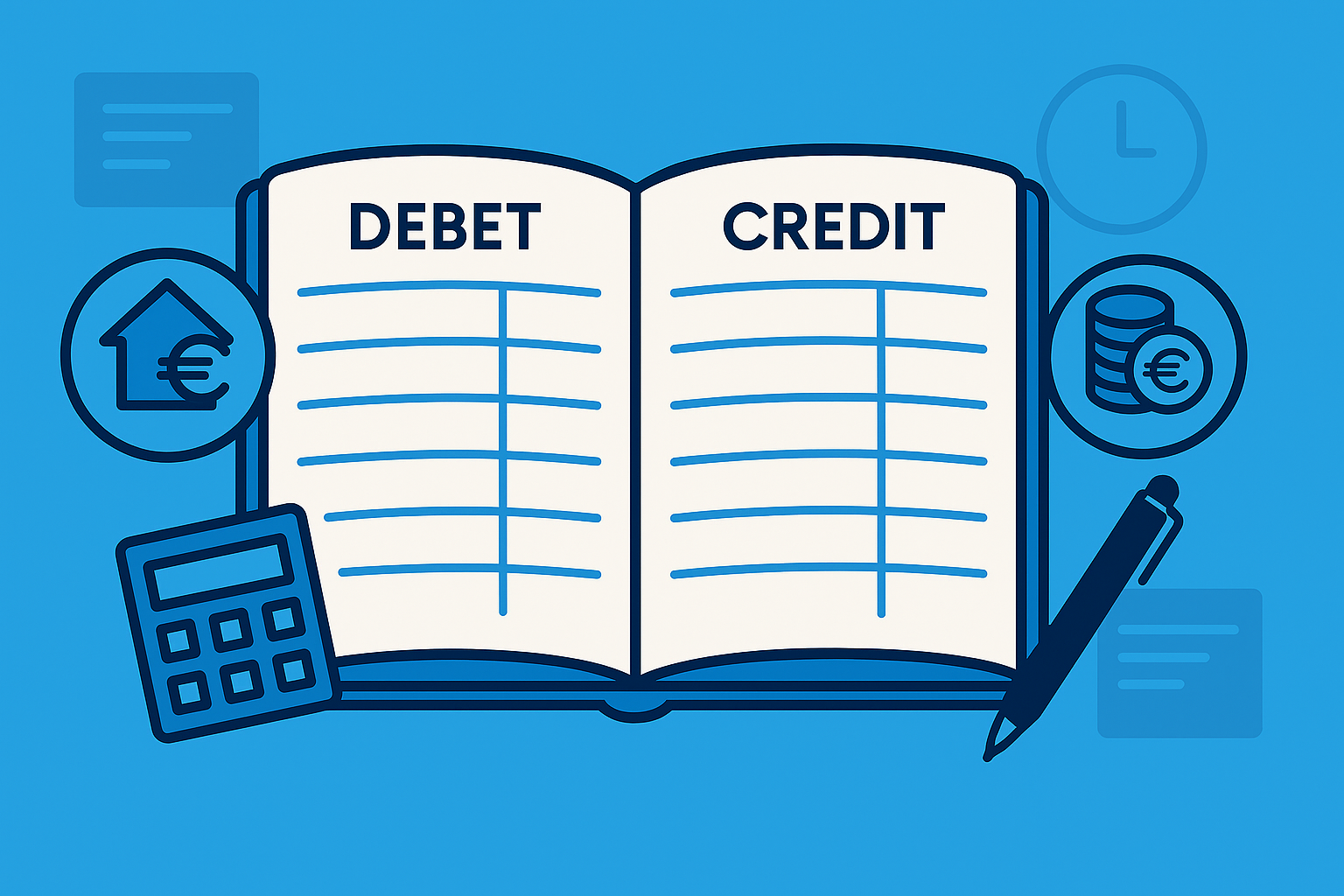 Debet en Credit Uitleg
